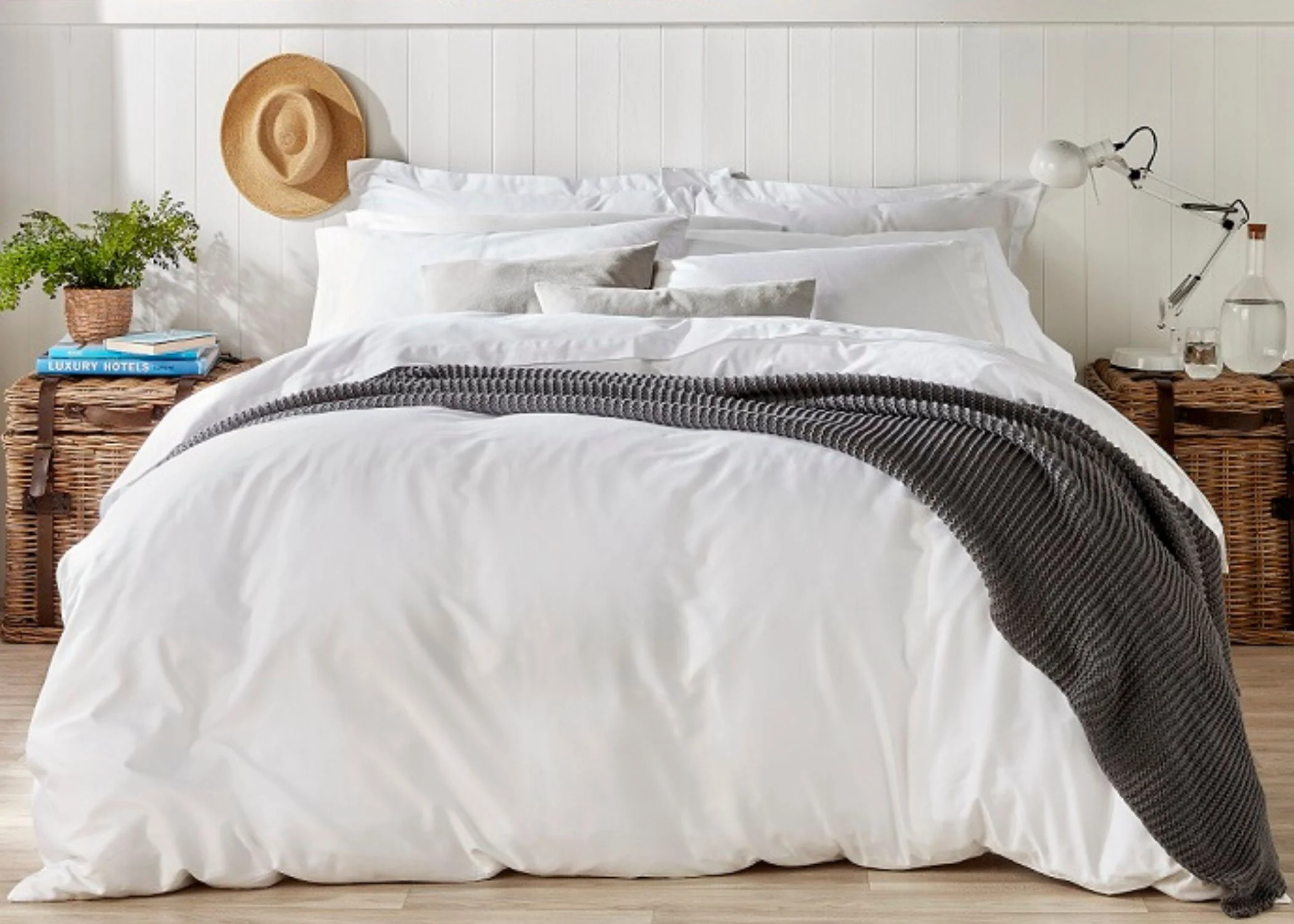 Christy Luxury 400 Thread Count Sateen Cotton Bedsheet – Classic White