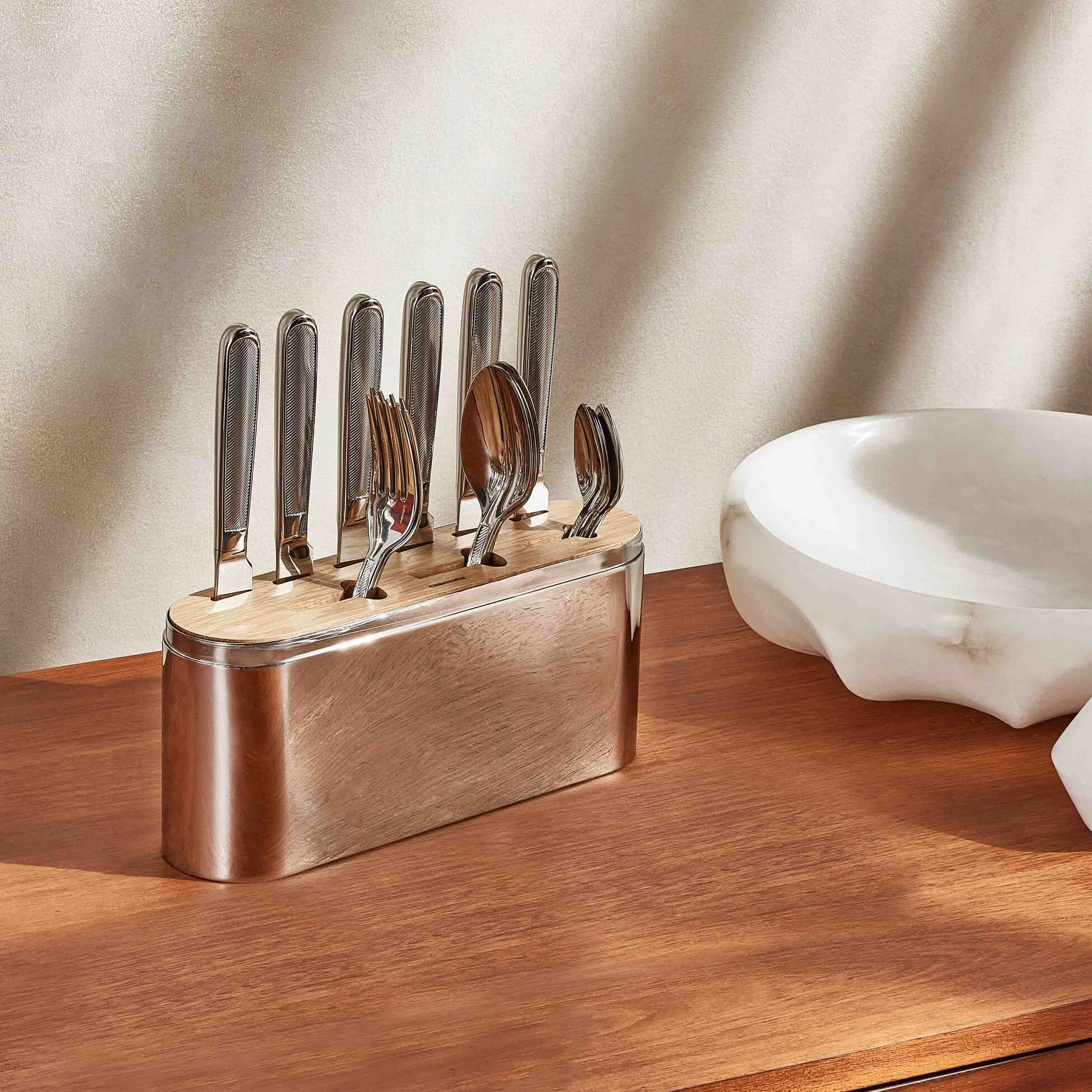 Christofle Concorde 24-Piece Stainless Steel Flatware Set - Image 2