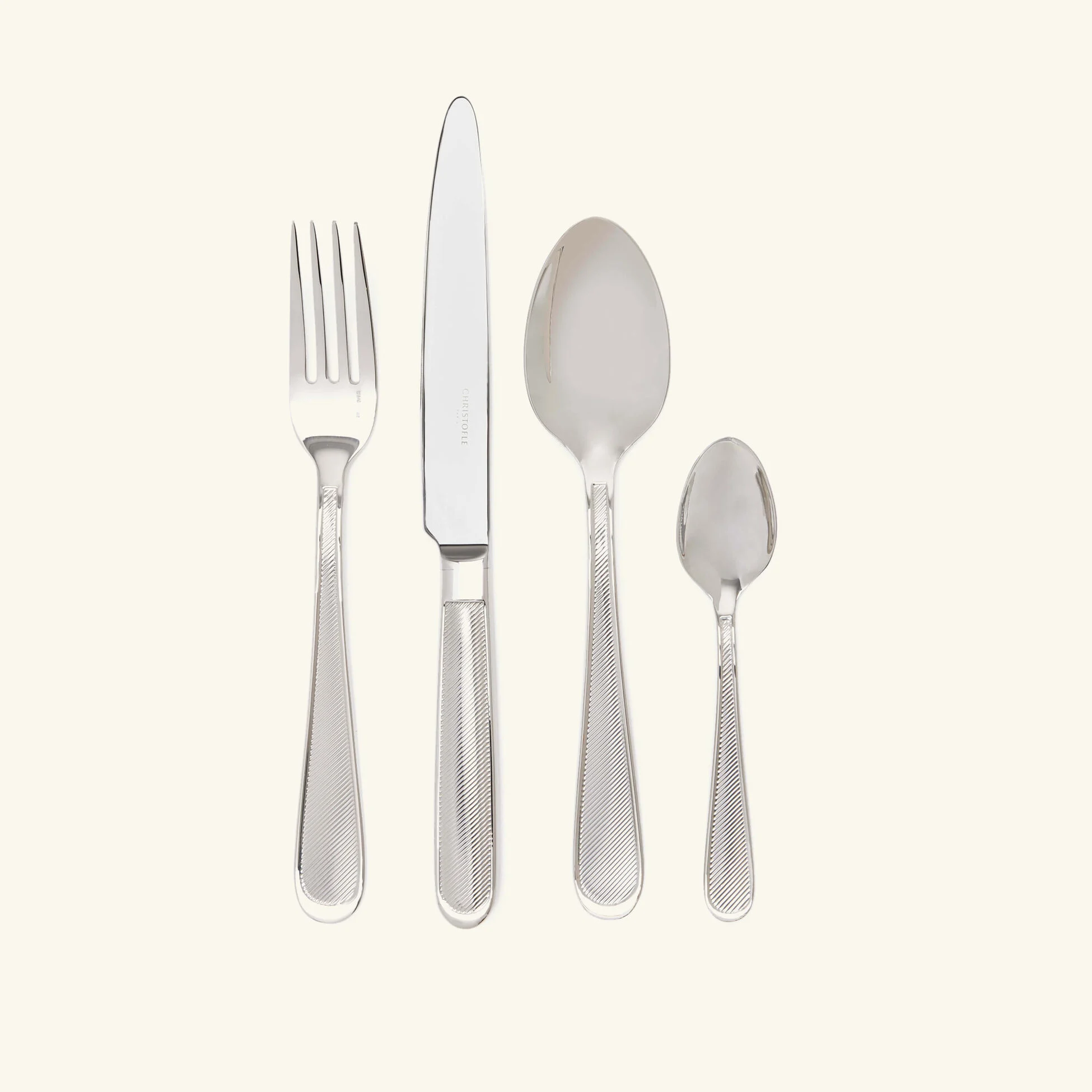 Christofle Concorde 24-Piece Stainless Steel Flatware Set - Image 4